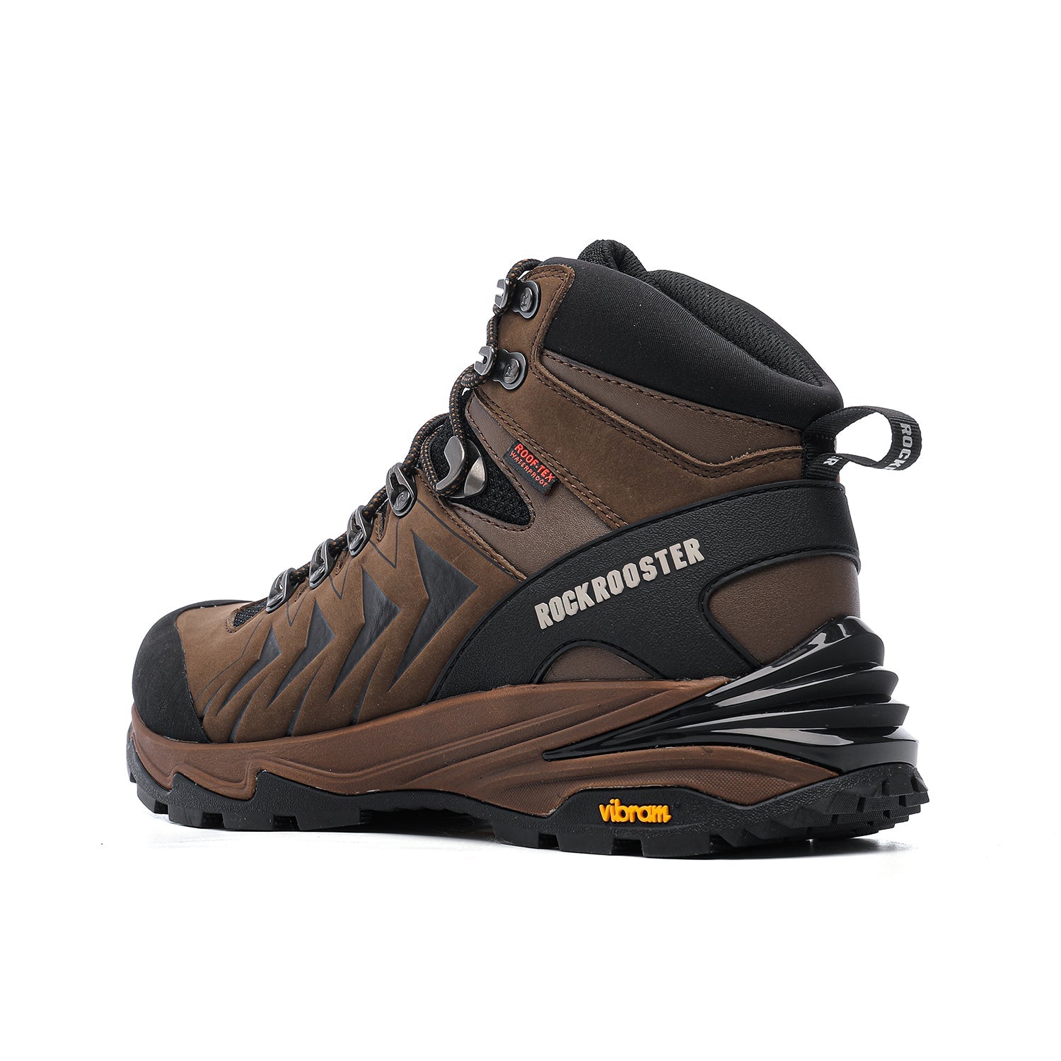 ROCKROOSTER Williamsburg Brown 6 Inch Waterproof Hiking Boots with - Mercantile Mountain