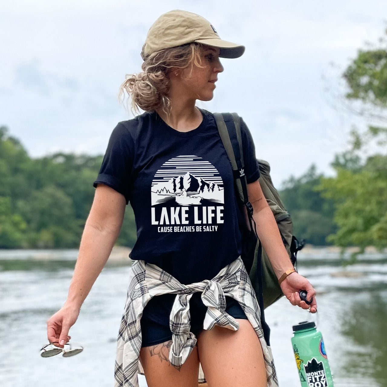Lake Life T Shirt for Women - Mercantile Mountain