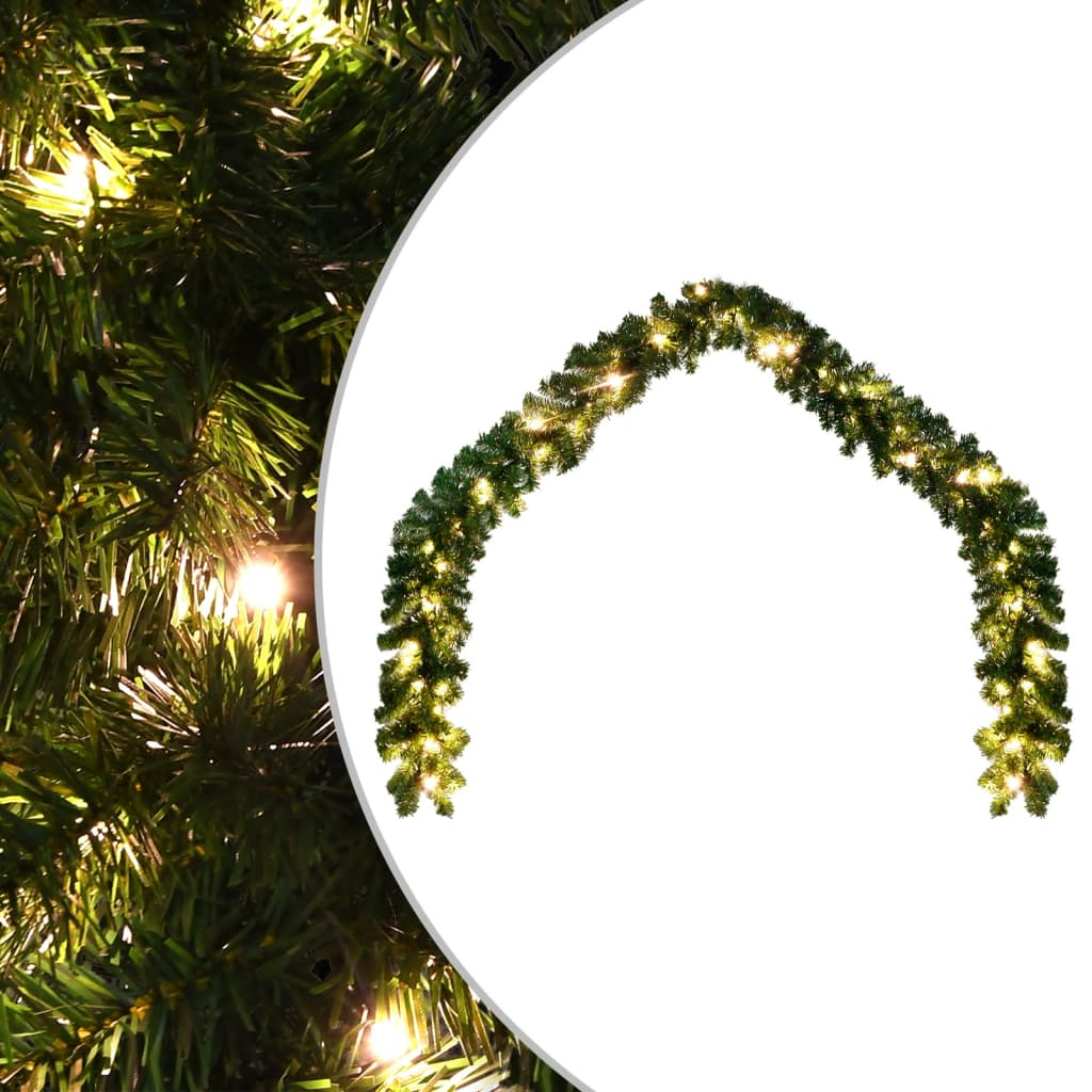 Christmas Garland with LED Lights 65.6' - Mercantile Mountain