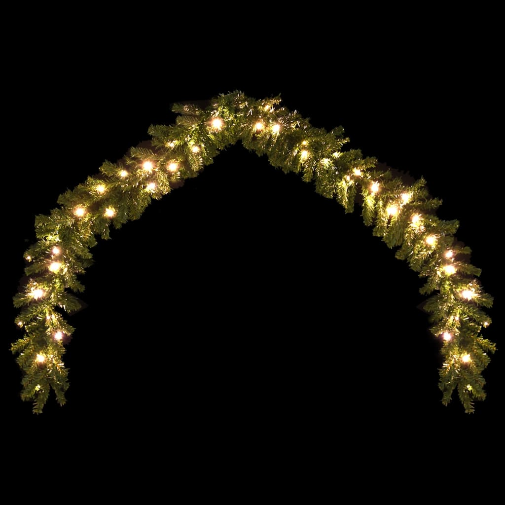 Christmas Garland with LED Lights 16 ft - Mercantile Mountain