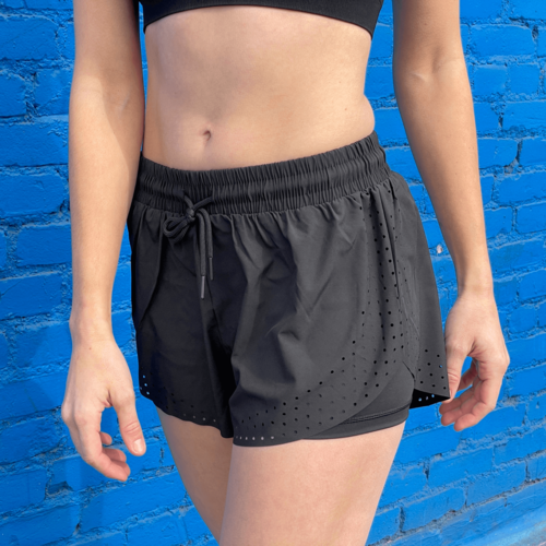 Athletic Shorts with Built-In Compression - Mercantile Mountain
