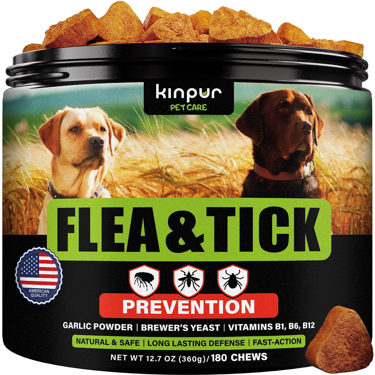 Flea and Tick Prevention Chewable for Dogs   No Collars No Mess   Easy - Mercantile Mountain