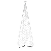 Christmas Cone Tree Cold White 1400 LEDs 5x16 ft - Mercantile Mountain
