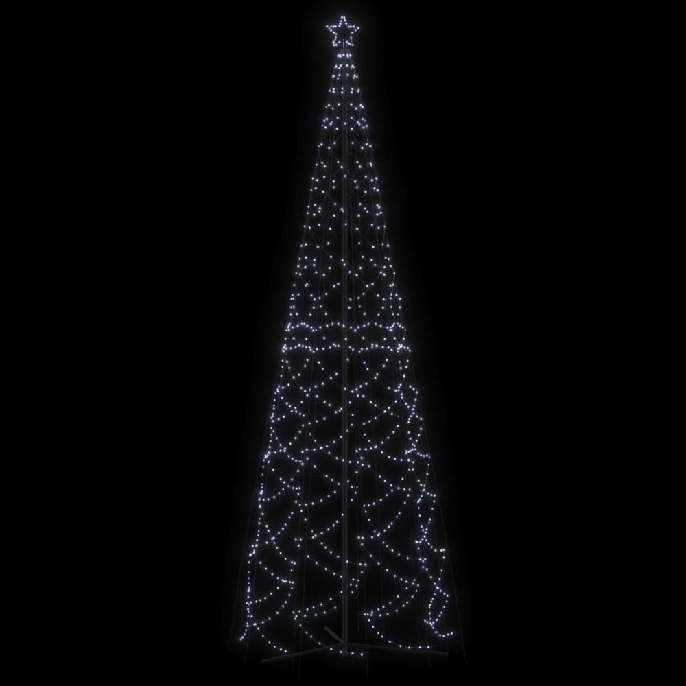 Christmas Cone Tree Cold White 1400 LEDs 5x16 ft - Mercantile Mountain