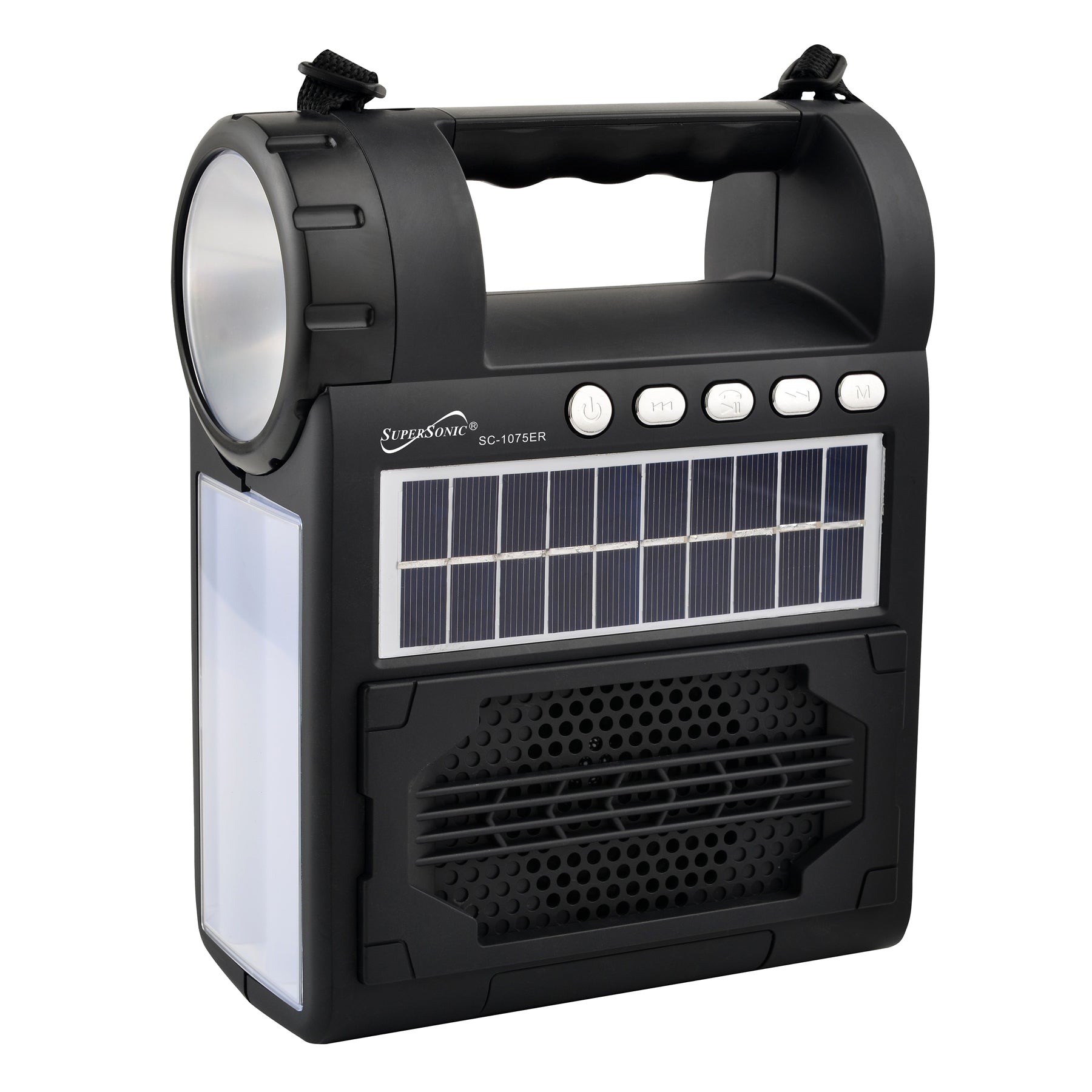 Solar Power Speaker with FM Radio / Flashlight / Lantern - Mercantile Mountain