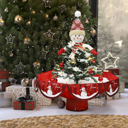 Holiday 31.5" Animated Musical Snowing Christmas Tree and Snowman Décor - Mercantile Mountain