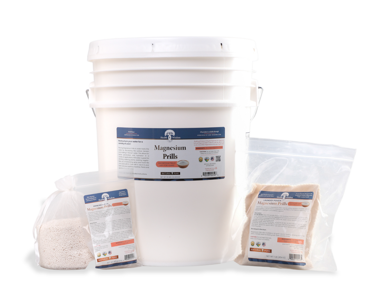 Health and Wisdom Magnesium Prills - Mercantile Mountain