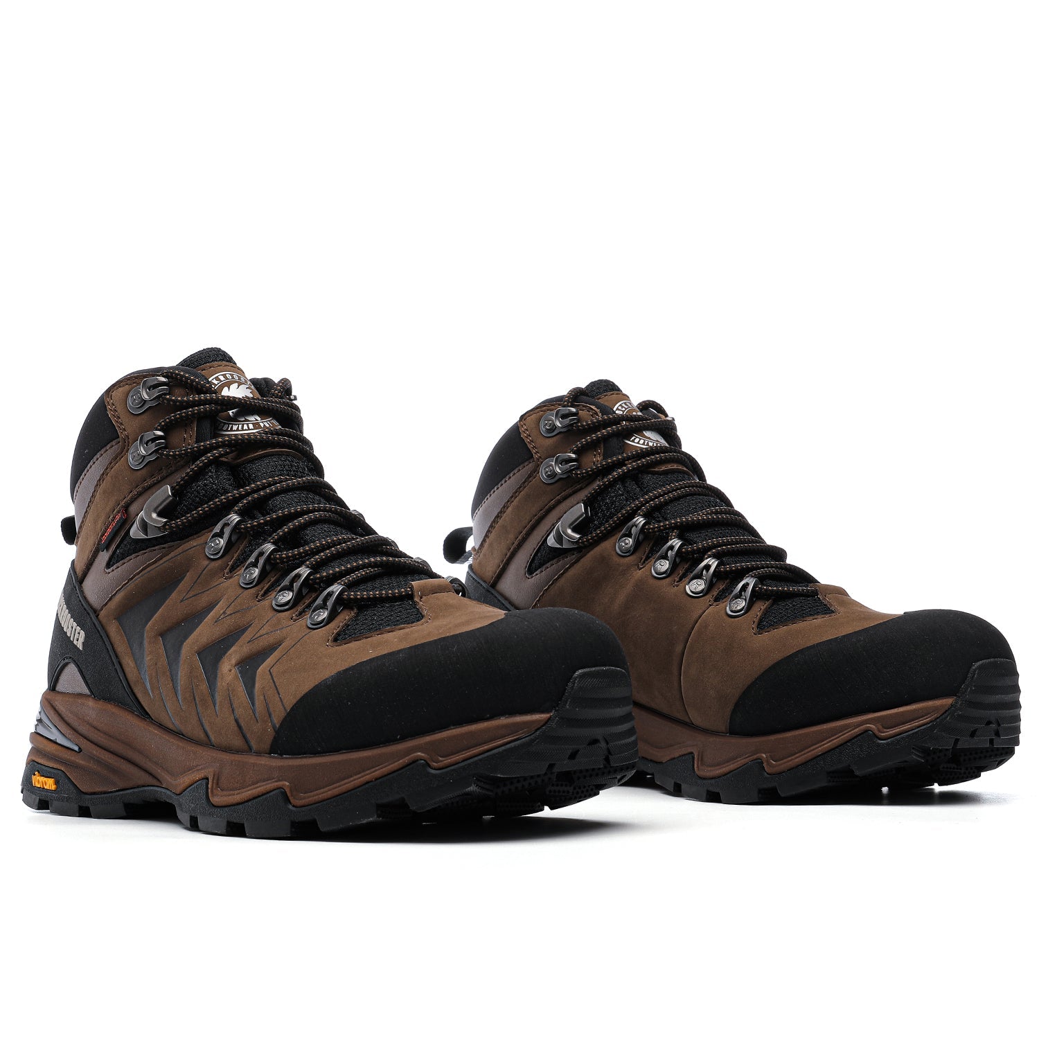 ROCKROOSTER Williamsburg Brown 6 Inch Waterproof Hiking Boots with - Mercantile Mountain