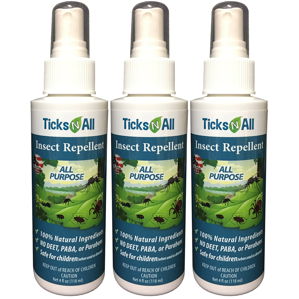 All Natural All Purpose Insect Repellent 4oz (3 pack) - Mercantile Mountain