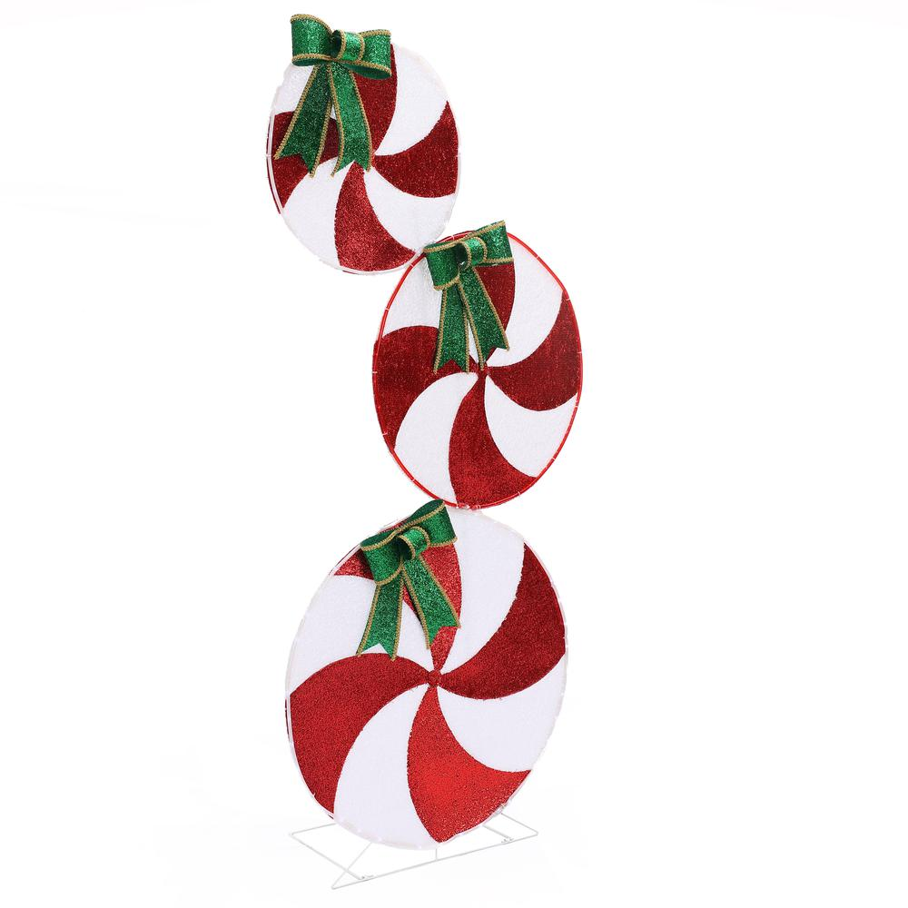Peppermint Candy Christmas Lighted LED Indoor Outdoor Holiday Decoration - Mercantile Mountain