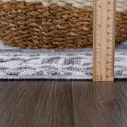 Alya Charcoal Textured Area Rug - Mercantile Mountain