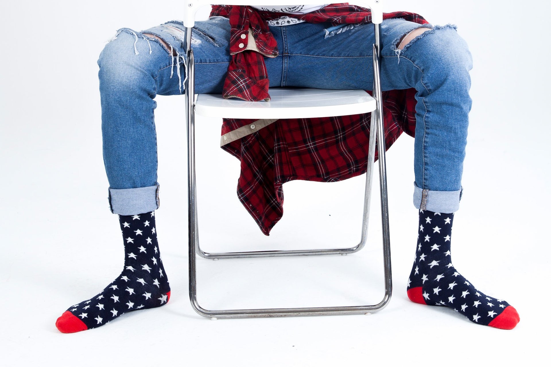 Men's Usa Patriotic Stars Socks - Mercantile Mountain