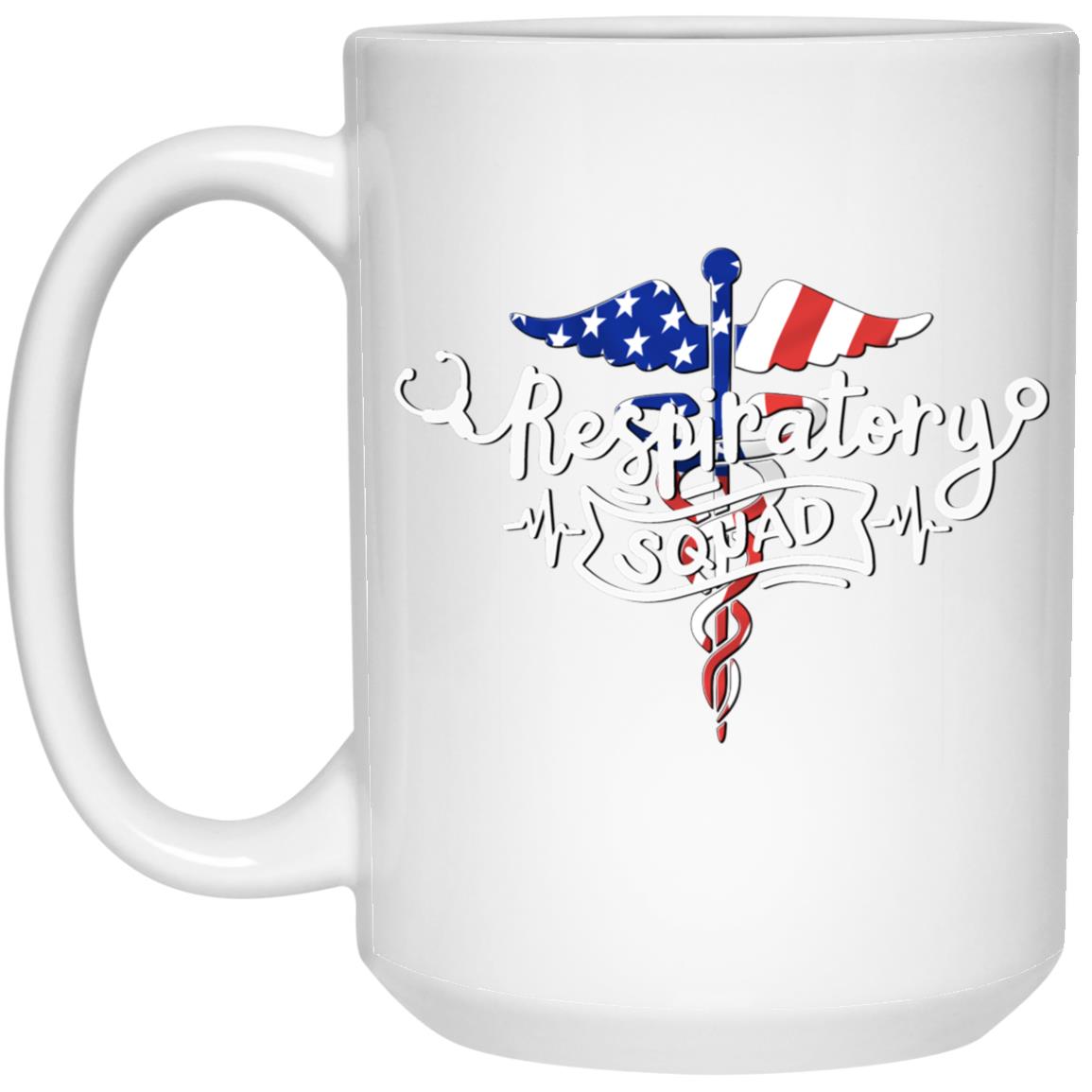 Respiratory Squad 15 oz. White Mug - Mercantile Mountain