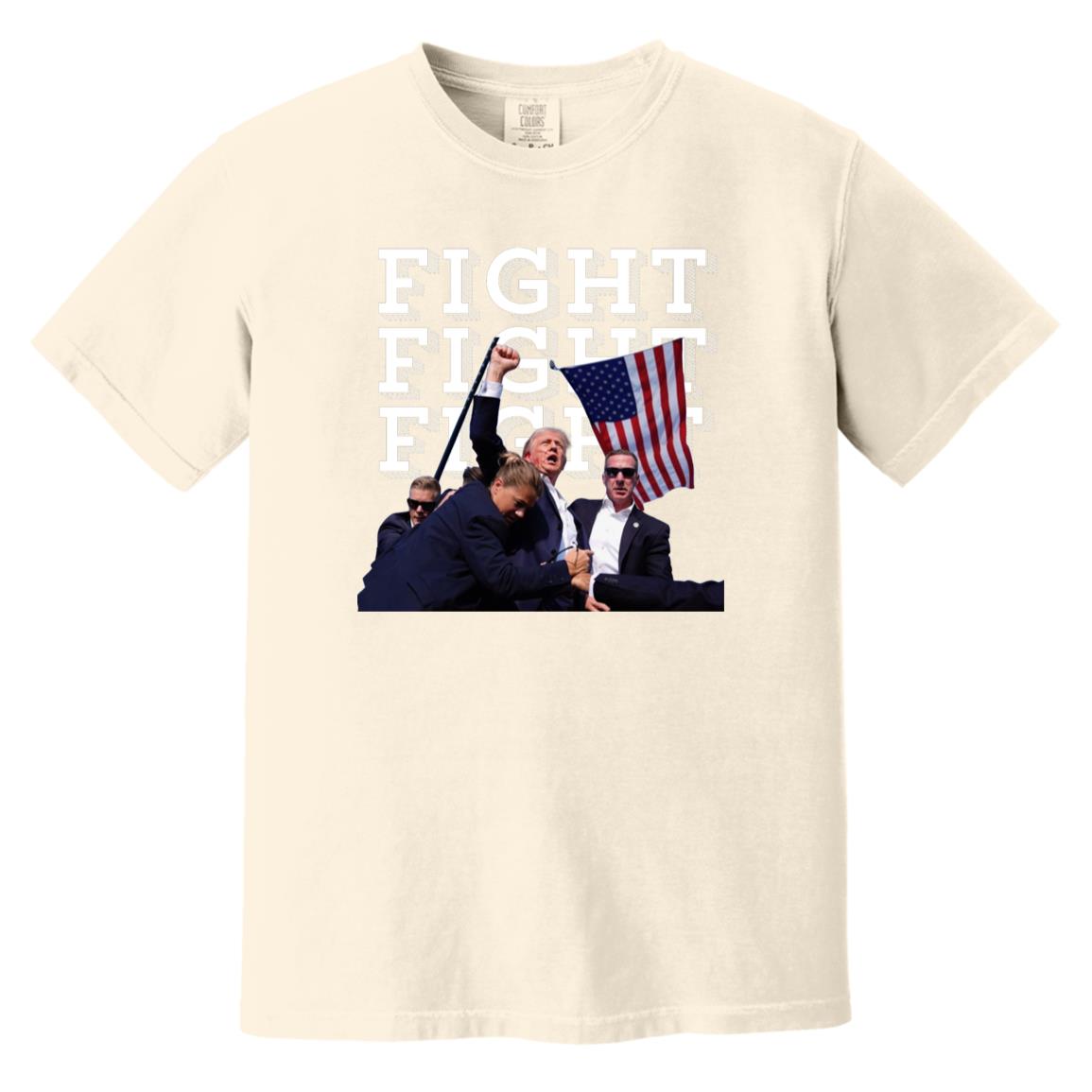 Trump Fight USA Made Garment-Dyed T-Shirt - Mercantile Mountain