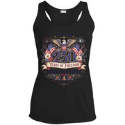 Ladies Performance Racerback Tank 250 Years of Freedom