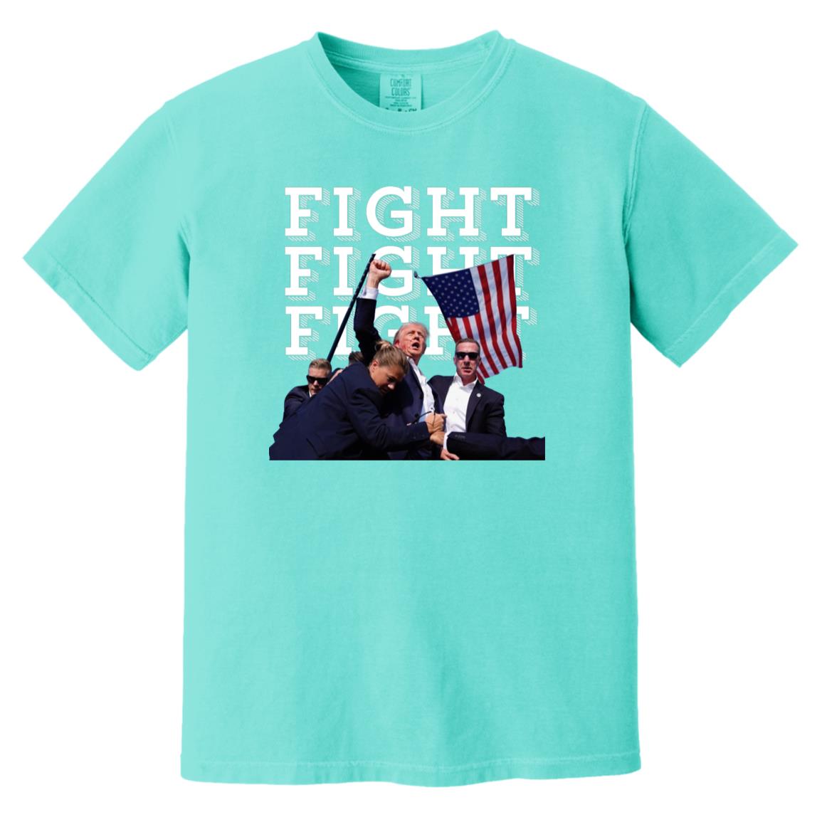 Trump Fight USA Made Garment-Dyed T-Shirt - Mercantile Mountain