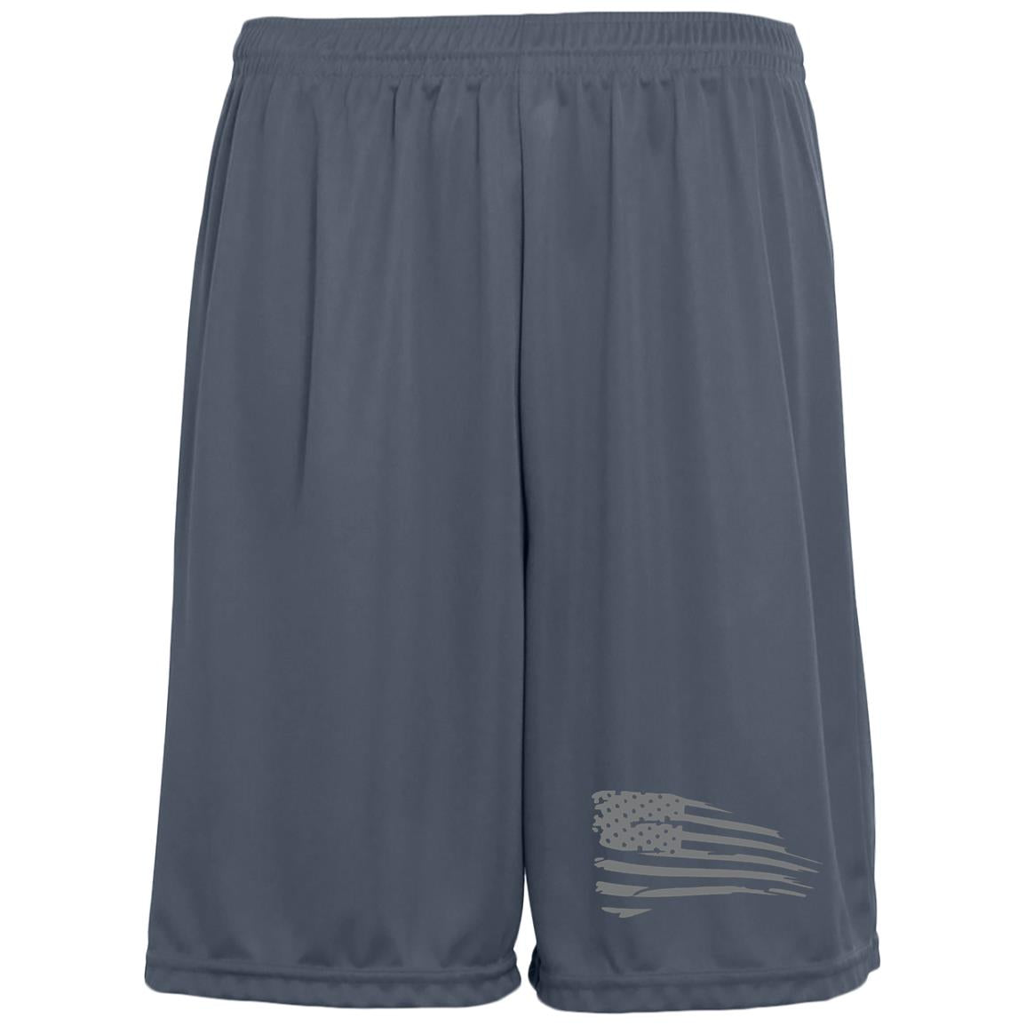 1428 Moisture-Wicking Pocketed 9 inch Inseam Training Shorts - Mercantile Mountain
