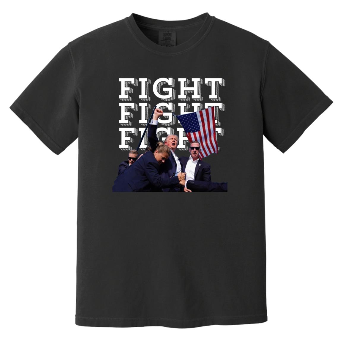 Trump Fight USA Made Garment-Dyed T-Shirt - Mercantile Mountain