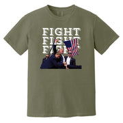 Trump Fight USA Made Garment-Dyed T-Shirt - Mercantile Mountain