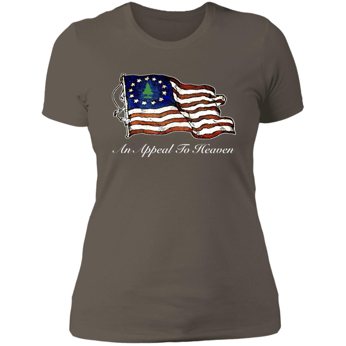 An Appeal to Heaven 1776 Ladies' Boyfriend T-Shirt - Mercantile Mountain