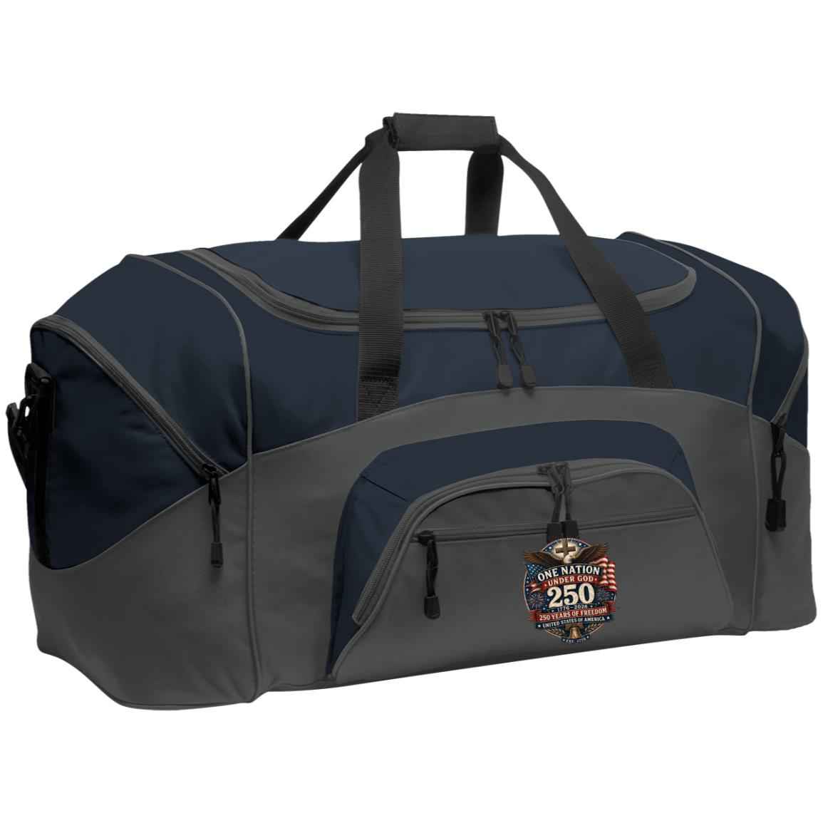 Sport Duffel One Nation Under God - Cross