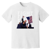 Trump Fight USA Made Garment-Dyed T-Shirt - Mercantile Mountain