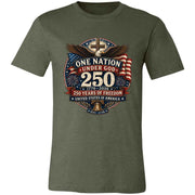 Vintage T-Shirt One Nation Under God Patriotic Freedom