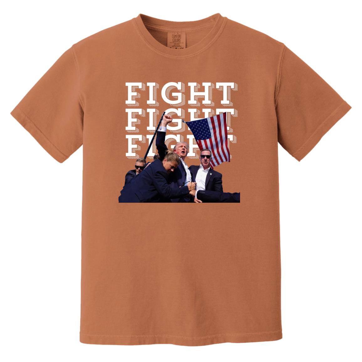 Trump Fight USA Made Garment-Dyed T-Shirt - Mercantile Mountain