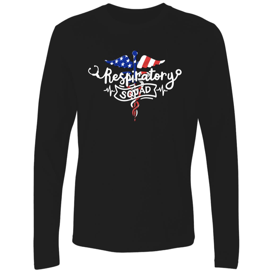 Respiratory Squad Men's Premium LS - Mercantile Mountain