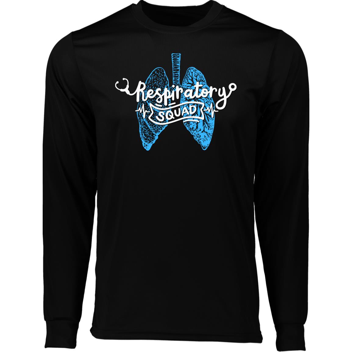 Respiratory Squad Long Sleeve Moisture-Wicking Tee with cuff - Mercantile Mountain