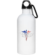 Respiratory Squad 20 oz. Stainless Steel Water Bottle - Mercantile Mountain