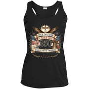 Ladies Performance Racerback Tank One Nation Under God