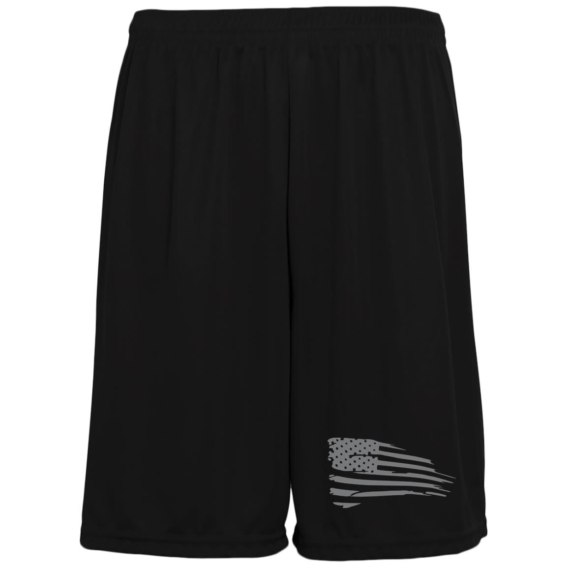 1428 Moisture-Wicking Pocketed 9 inch Inseam Training Shorts - Mercantile Mountain