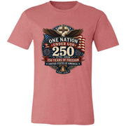 Vintage T-Shirt One Nation Under God Patriotic Freedom