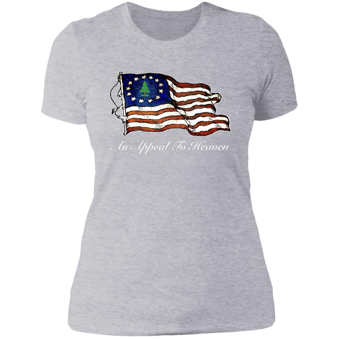 An Appeal to Heaven 1776 Ladies' Boyfriend T-Shirt - Mercantile Mountain