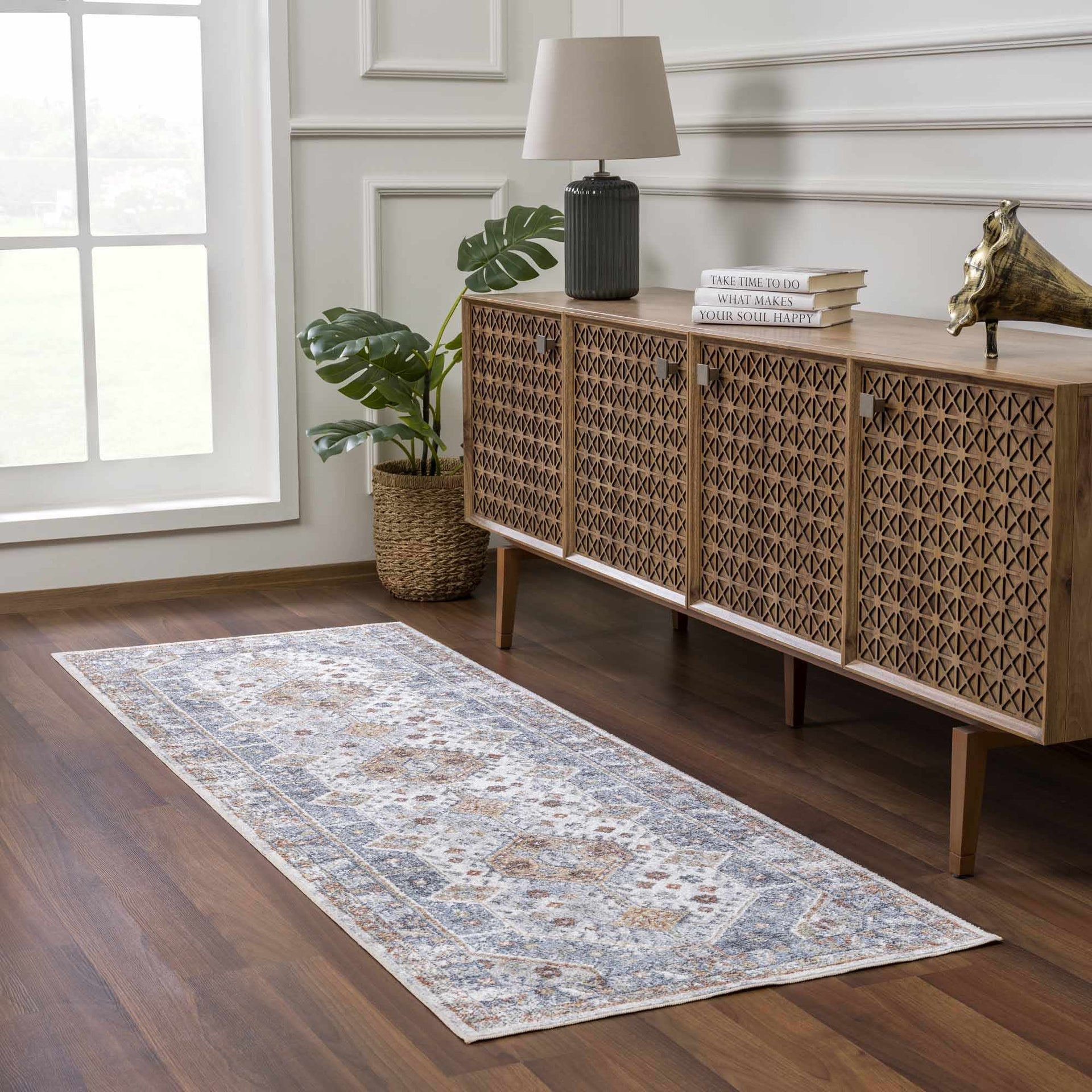 Afya Washable Area Rug - Mercantile Mountain