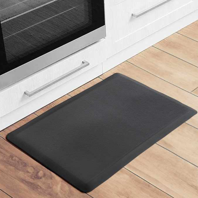 Anti-Fatigue Kitchen Mat, Black - Mercantile Mountain