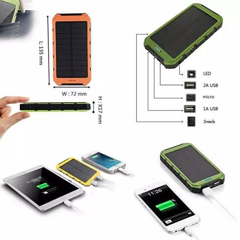 Roaming Solar Power Bank Phone or Tablet Charger - Mercantile Mountain