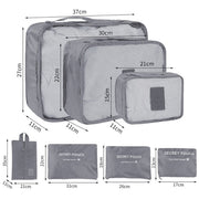 7 pcs Suitcase Organizer Bags Set - Mercantile Mountain
