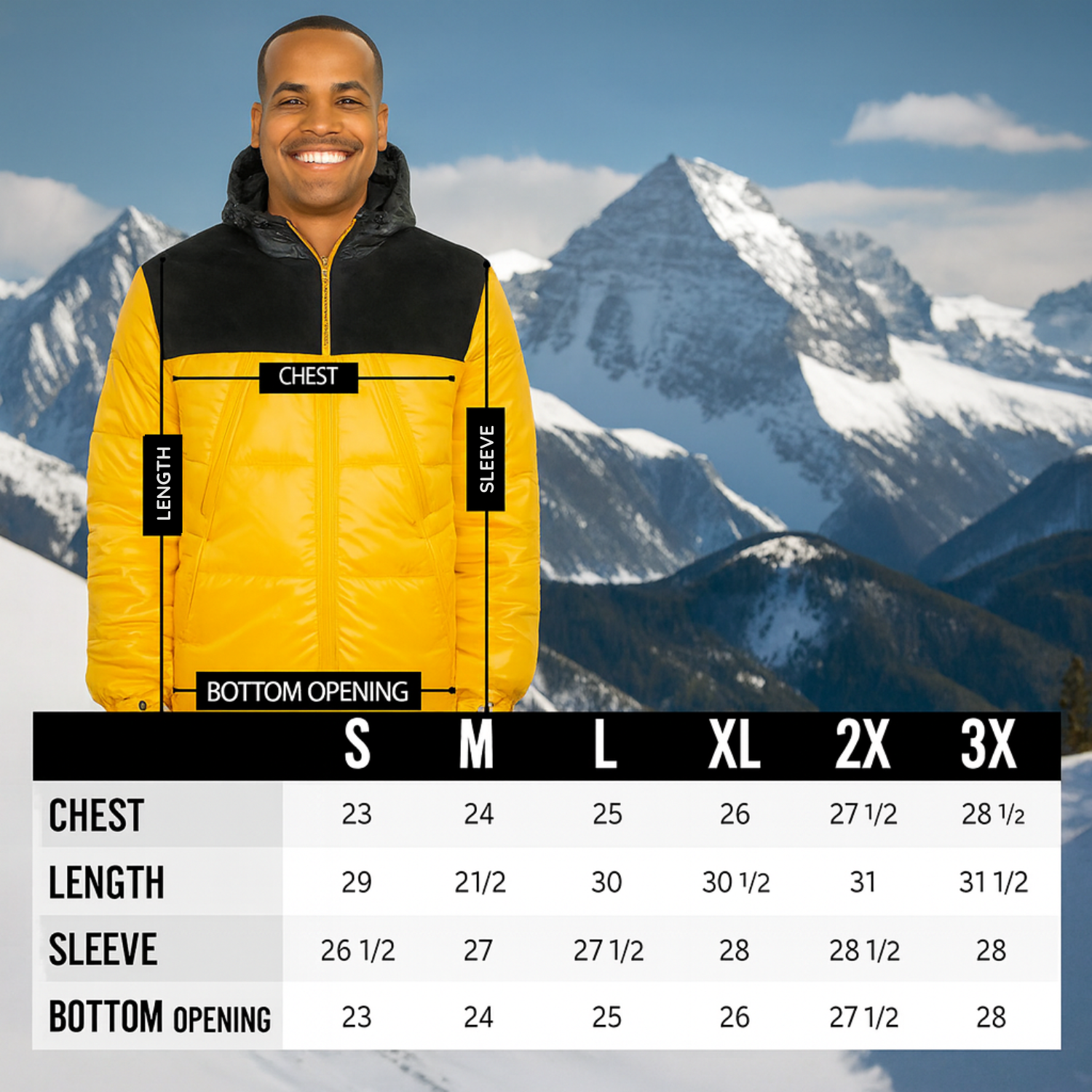 MENS PADDED BUFFLE PUFFER JACKET - Mercantile Mountain