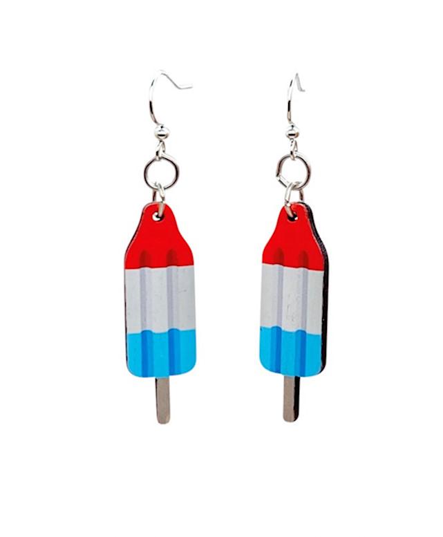4th of July Popsicle Earrings - Mercantile Mountain