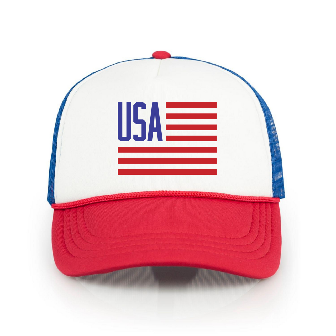 USA Flag 4th of July Trucker Hat - Mercantile Mountain