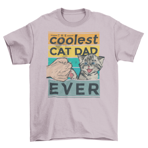 Coolest cat dad t-shirt - Mercantile Mountain