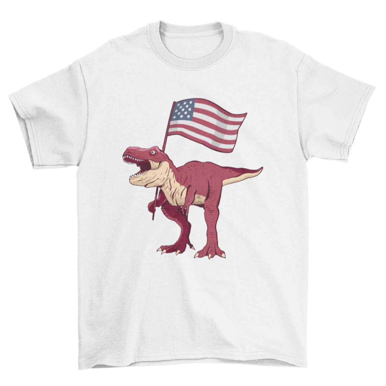 Patriotic T-rex T-shirt - Mercantile Mountain