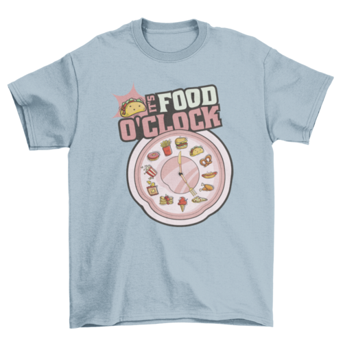 Funny Food O'clock t-shirt - Mercantile Mountain