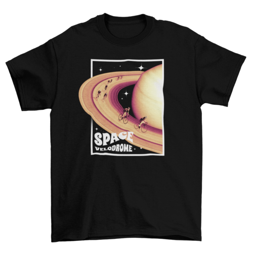 Saturn cycling velodrome t-shirt - Mercantile Mountain
