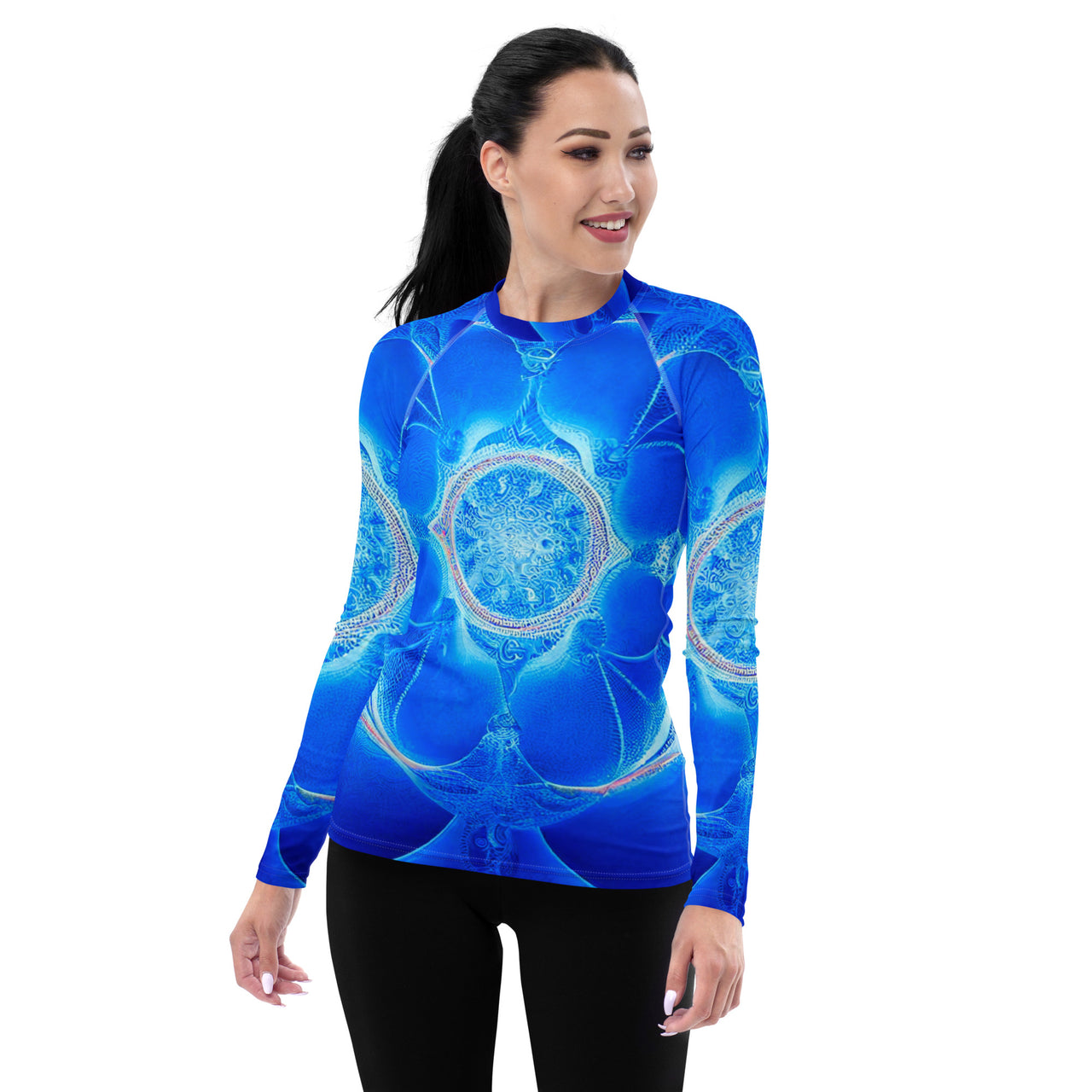 Women's Rash Guard - Mercantile Mountain