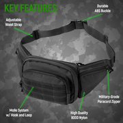Tactical Waist Bag & MOLLE EDC Pouch For Outdoor Activities - Mercantile Mountain
