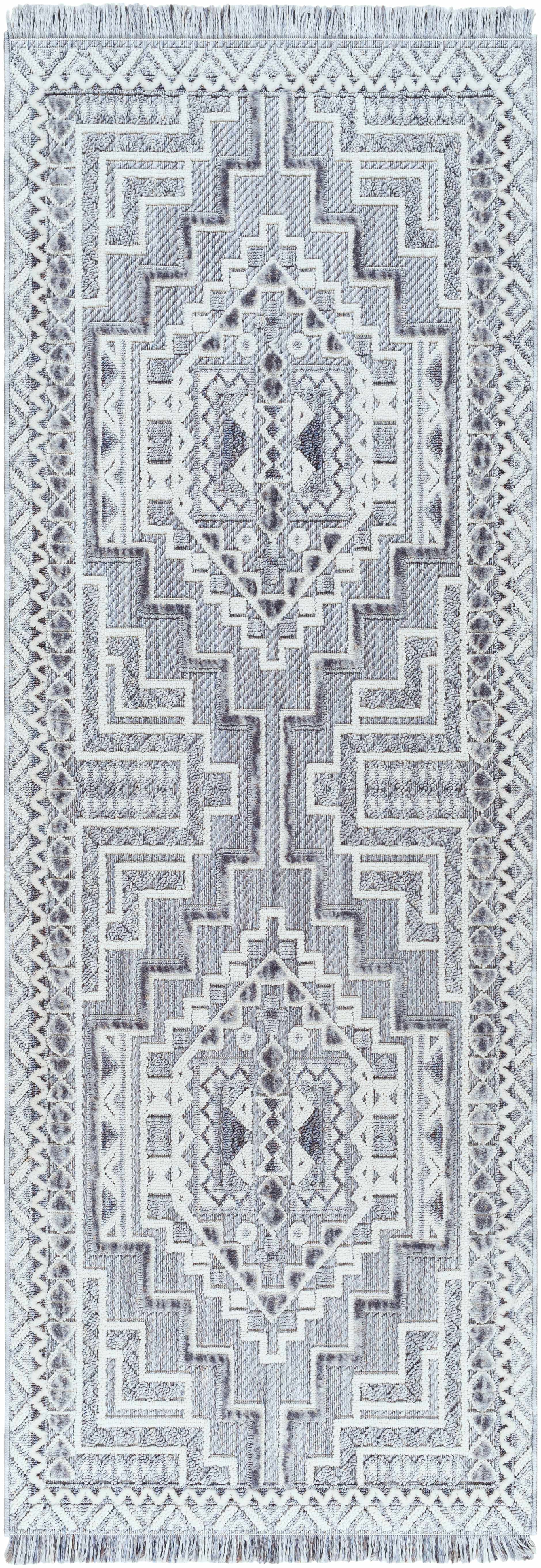 Alya Charcoal Textured Area Rug - Mercantile Mountain