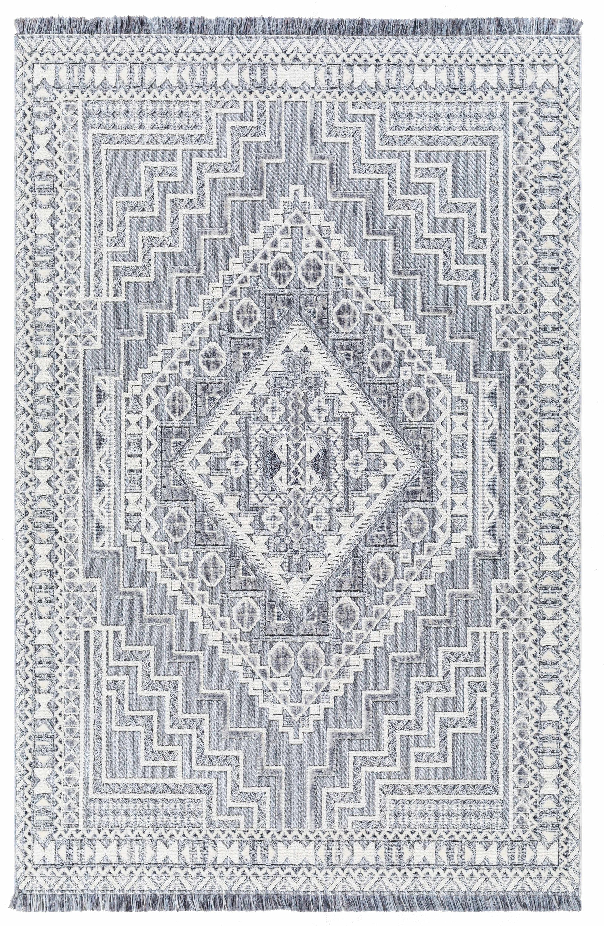 Alya Charcoal Textured Area Rug - Mercantile Mountain